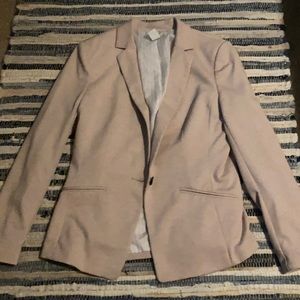 H&M light blush blazer